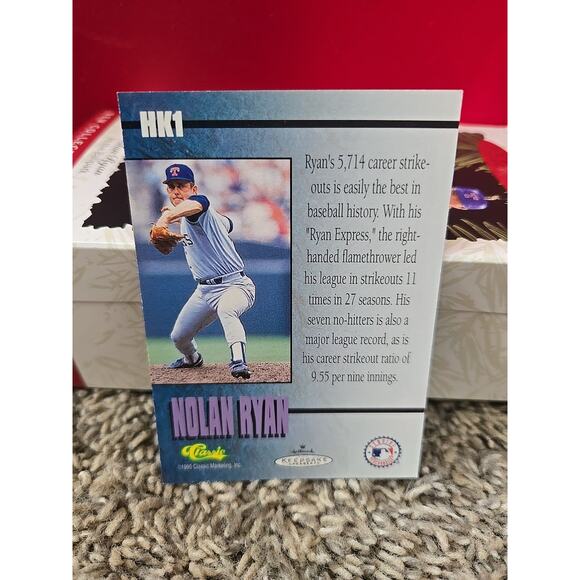 Christmas Tree Decoration Keepsake Ornament Nolan Ryan Hallmark 1996 new - Picture 9 of 9